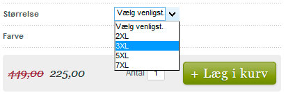 Valg af variant