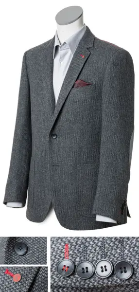 Grå blazer