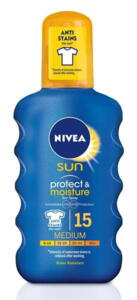 Protect And Moisture Sun Spray Faktor 15 (200ml) - Nivea