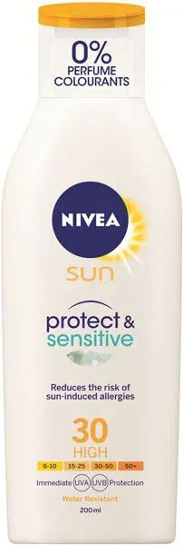 Sun Protect And Sensitive Lotion Faktor 30 (200ml) - Nivea