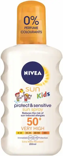 Protect And Sensitive Kids Sun Spray Faktor 50 (200ml) - Nivea