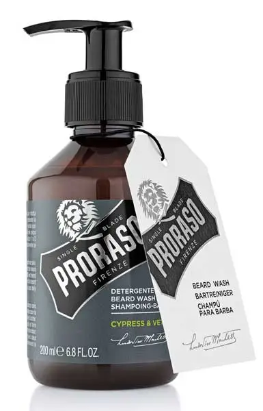 Proraso Skægshampoo, Cypress & Vetiver, (200 ml.)