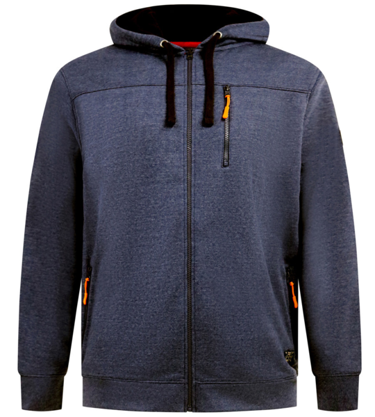 Navy meleret