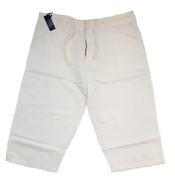 3/4 lange hør shorts