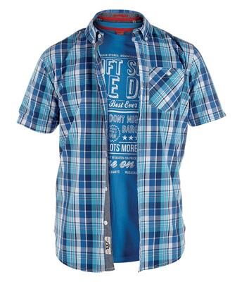 D555 skjorte + T-shirt (Mangefarvet) (K/Æ) (Tall)