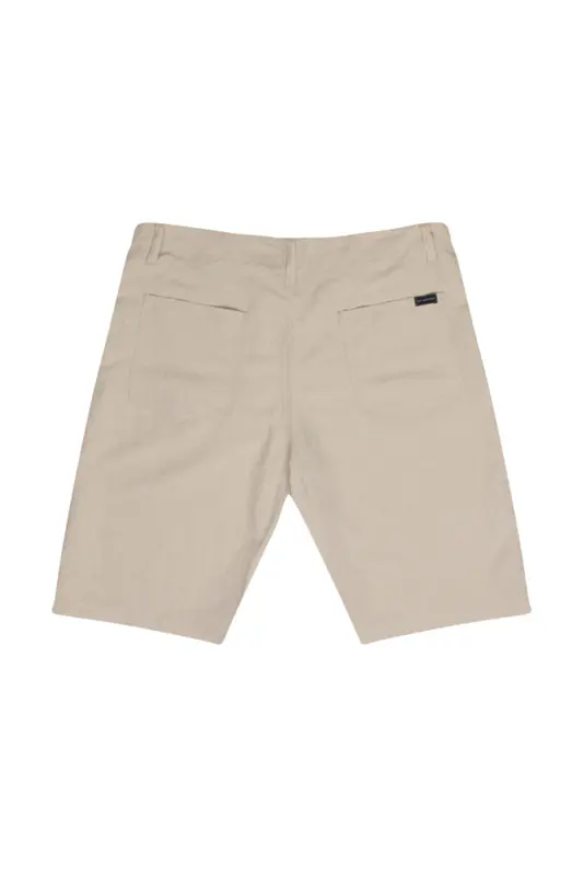 Beige hør shorts - Ed Baxter