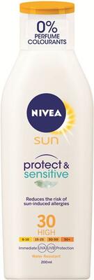 Sun Protect And Sensitive Lotion Faktor 30 (200ml) - Nivea