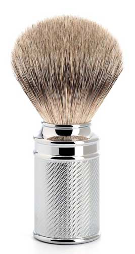 Mühle Silvertip Badger barberkost, 21mm, Traditional, Krom