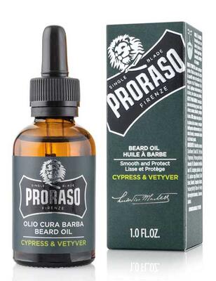 Proraso Skægolie, Cypress & Vetiver (30 ml.)