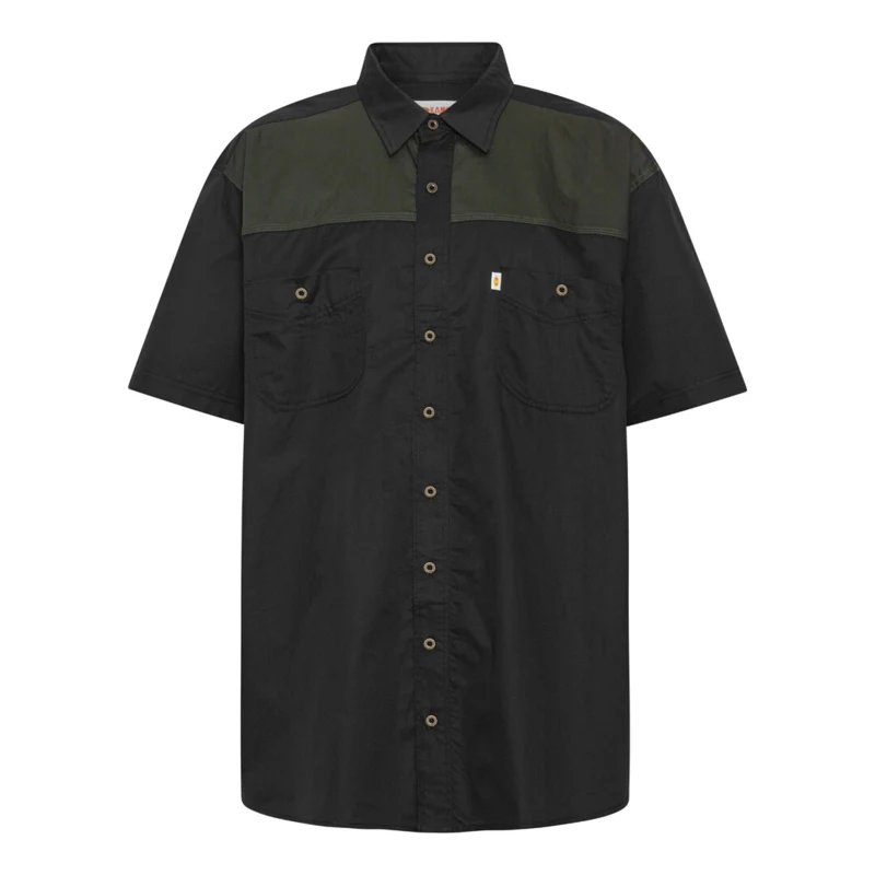 Sort med grøn kontrast