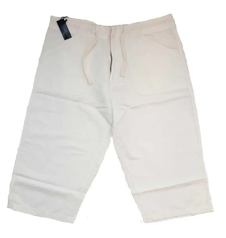 3/4 lange hør shorts