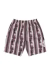 Ed Baxter badeshorts m. print (Navy/Rød)