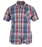 D555 skjorte + T-shirt (Navy/Rød) (K/Æ) (Tall)