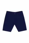 Navyblå hør shorts - Ed Baxter