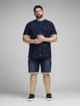 Blå denim shorts (Indigo Knit) - Jack & Jones