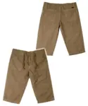 3/4-lange hør shorts (Tall)