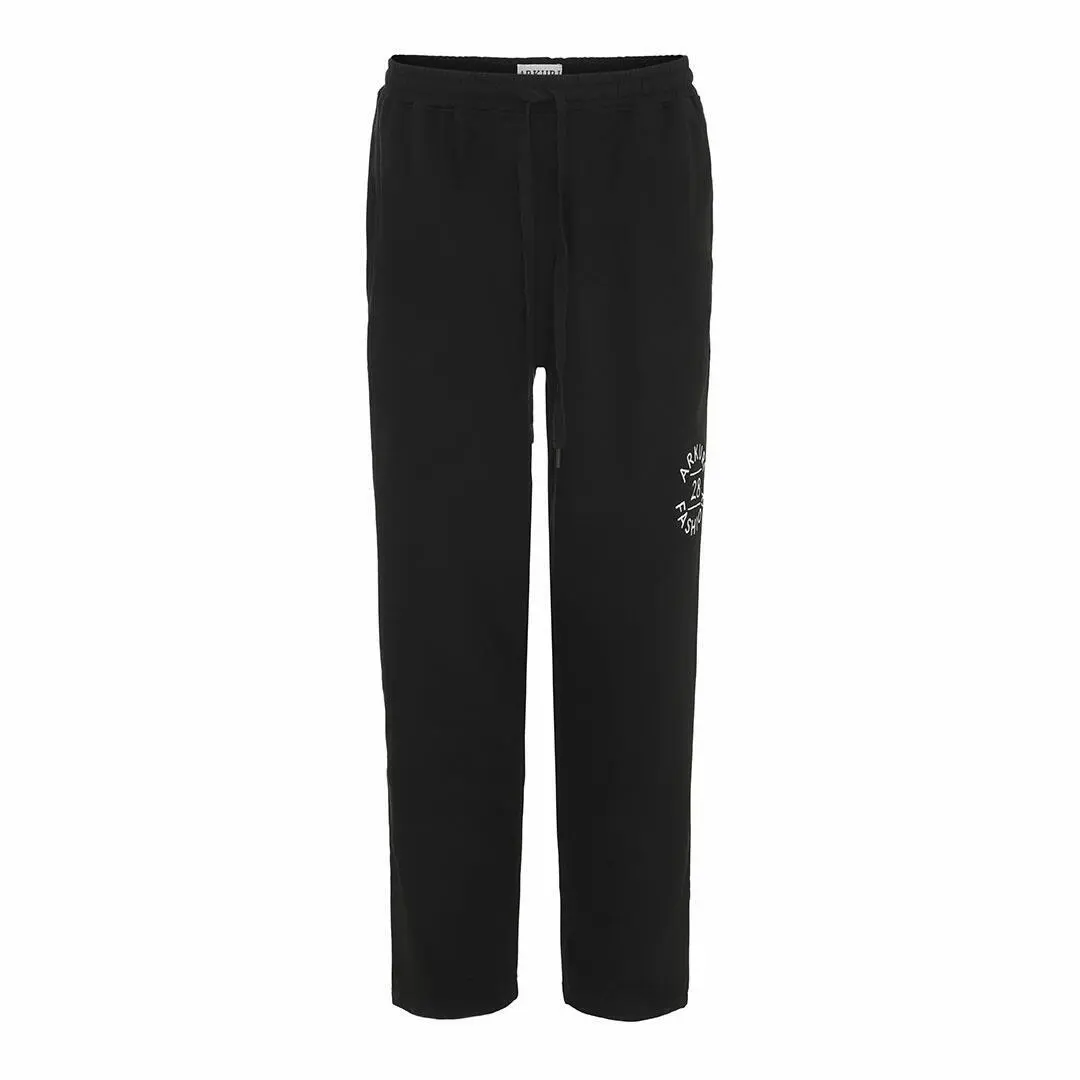 Sorte joggingbukser med benlængde mænd