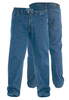 Denim blå jeans med komfort elastik (30") - Duke London