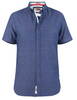 Navyblå skjorte m. brystlomme - D555
