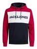 Flerfarvet hoodie m. logo - Jack & Jones