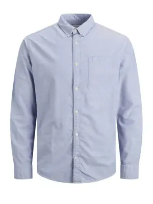 Lyseblå Oxford skjorte (L/Æ) - Jack & Jones