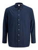 Navyblå Oxford skjorte (L/Æ) - Jack & Jones