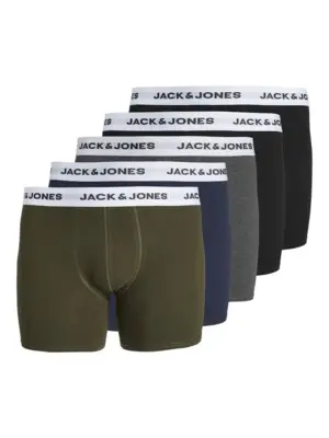 JACBASIC Forest Night/Navy Trunks 5 Pack