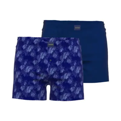2-pak mørkeblå boxershorts - Ceceba