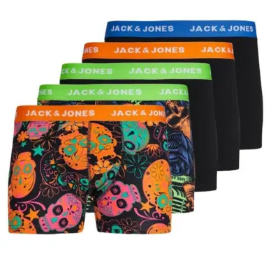 Trunks med Skull print (5.pk) - Jack & Jones