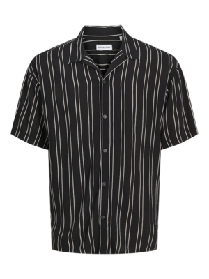 Sort stribet skjorte (K/Æ) - Jack & Jones