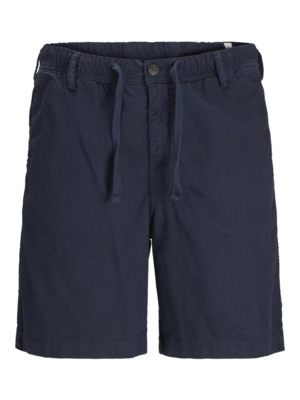 Navyblå bomuld/hør shorts - Jack & Jones