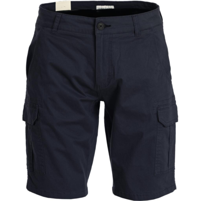 Navy blå Cargoshorts med stretch - Roberto