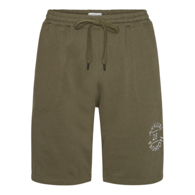 New Army grønne sweatshorts m. broderi - ARKURI Fashion
