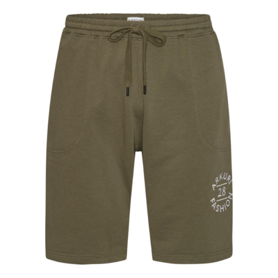 New Army grønne sweatshorts m. lynlås lommer - ARKURI Fashion