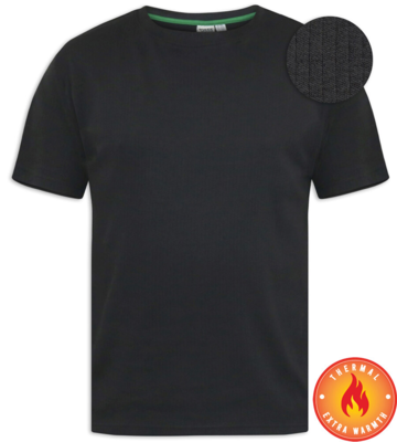 Sort super soft thermal T-shirt