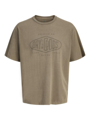 Brun T-shirt med print - Jack & Jones
