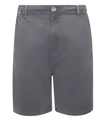 Grå shorts med elastik i livet