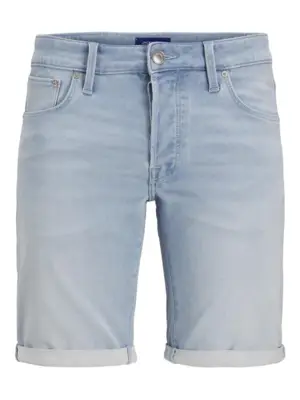 JJRICK JJICON Blue Denim Shorts