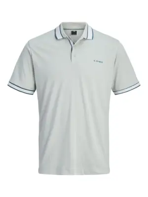 JCOFUSION Aqua Grey Light Summer Polo