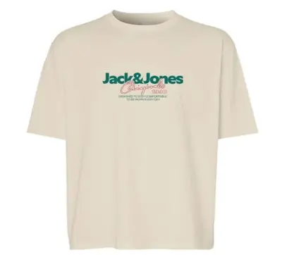 JORCASSIS Crew Neck Antique White Tee