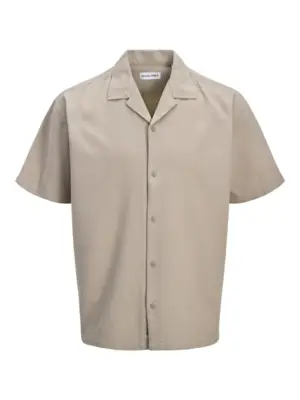JJGLOBAL Vintage Khaki Waffle Resort Shirt