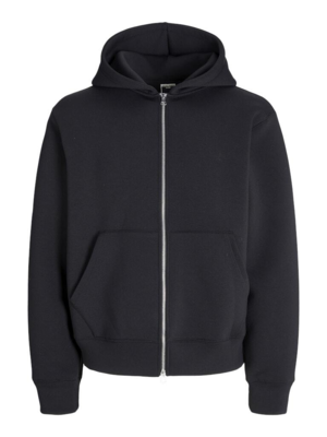 JCOCOVER Black Scuba Sweat Zip Hood