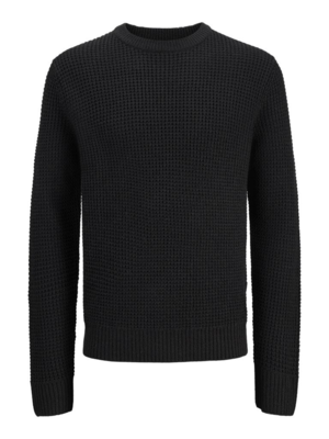 JJGLOBAL Black Knit Crew Neck
