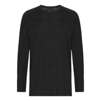 Sort merinould termoundertrøje