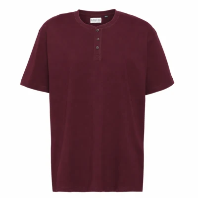 Vinrød Grandad T-shirt - ARKURI Fashion