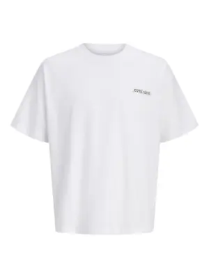 JCOETERNA Bright White Script Back Print Tee