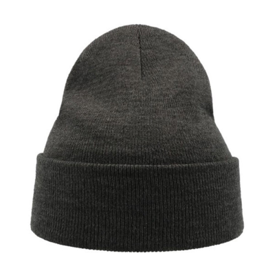 Koksgrå strik beanie