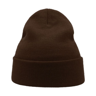 Brun strik beanie