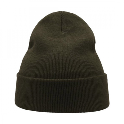 Oliven strik beanie