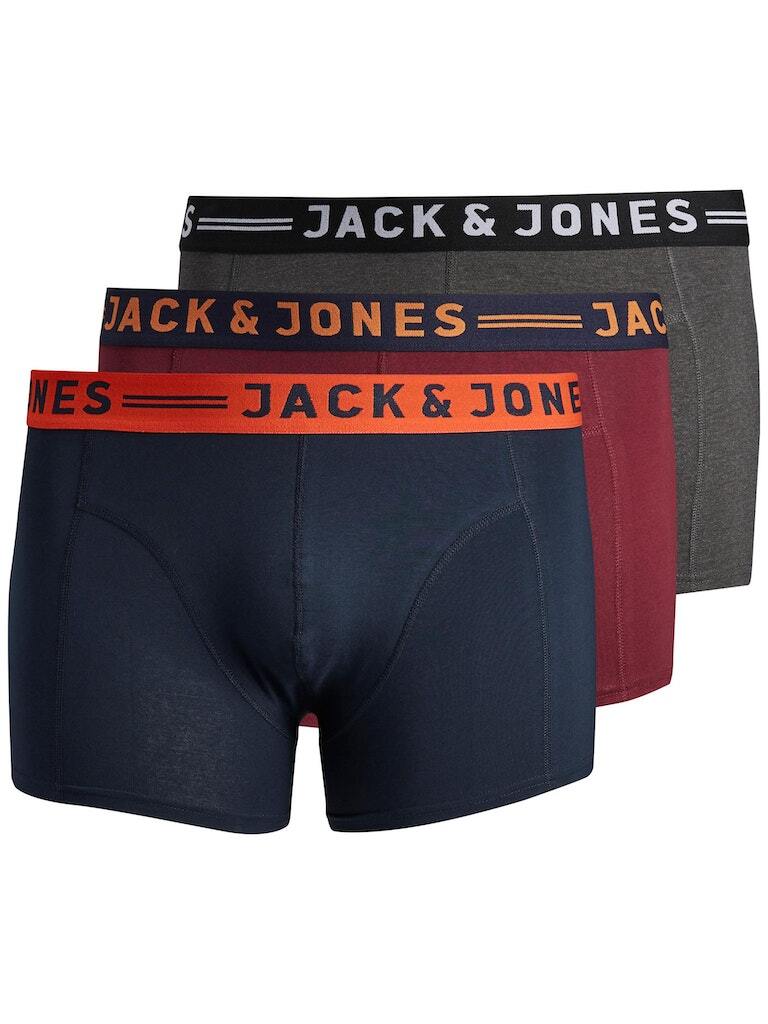 vigtigste Ged Masaccio Trunks i 3 forskellige farver (3 pk.) - Jack & Jones